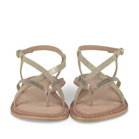 Sandals GOLD LOVELY SKULL CUIR