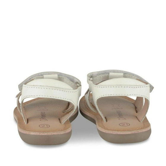 Sandals WHITE FREEMOUSS GIRL CUIR