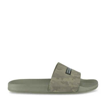 Slides KHAKI DENIM SIDE