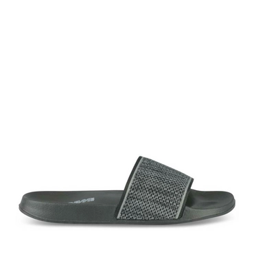 Slides BLACK DENIM SIDE