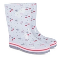 Rain boots WHITE LOVELY SKULL