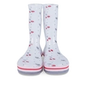 Rain boots WHITE LOVELY SKULL