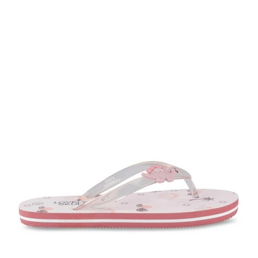 Teenslippers ROZE LOVELY SKULL