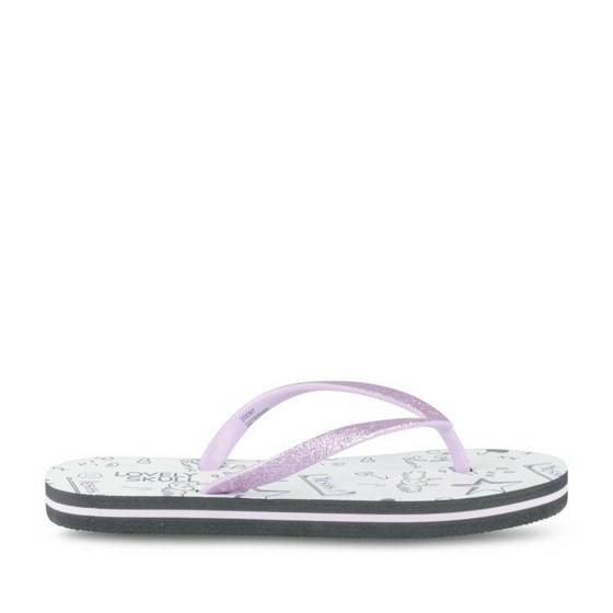 Flip flops PURPLE LOVELY SKULL