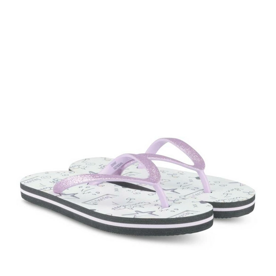 Flip flops PURPLE LOVELY SKULL