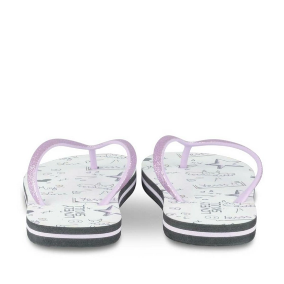 Flip flops PURPLE LOVELY SKULL