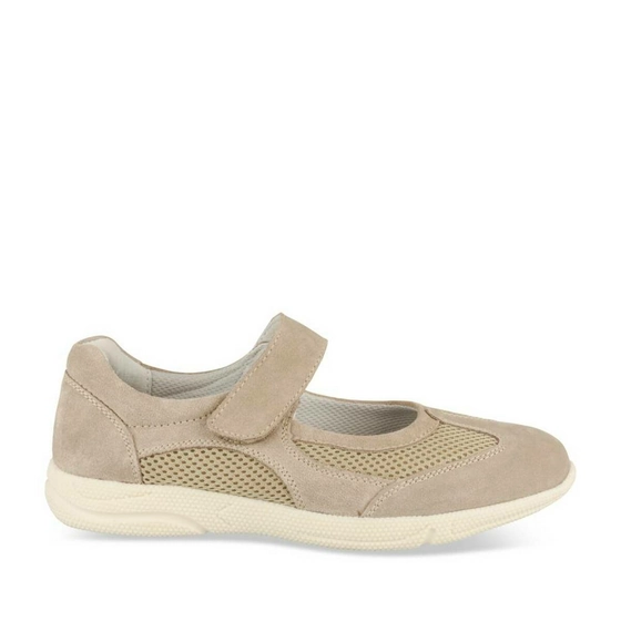 Ballet pumps BEIGE EVITA LEATHER