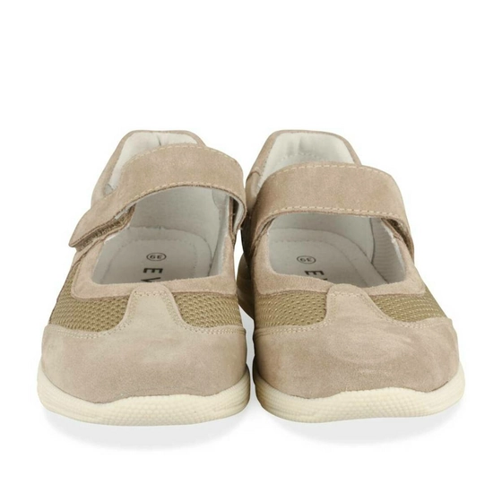 Ballet pumps BEIGE EVITA LEATHER