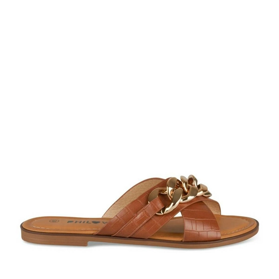 Mules COGNAC PHILOV