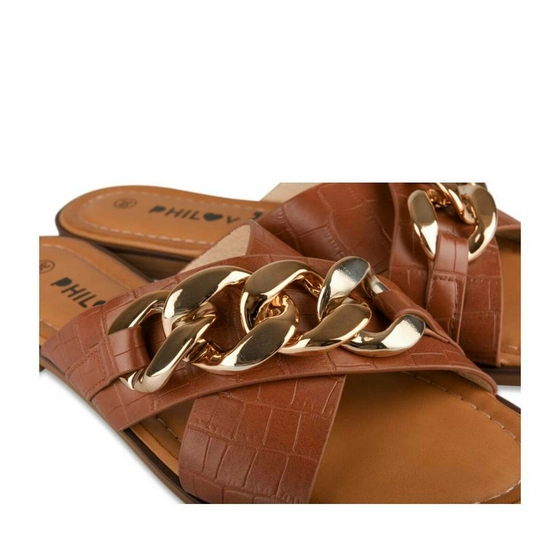 Mules COGNAC PHILOV