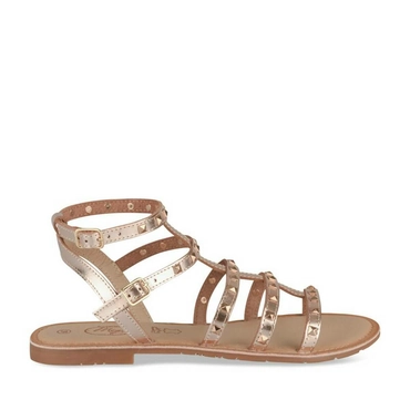 Sandals GOLD MEGIS CASUAL