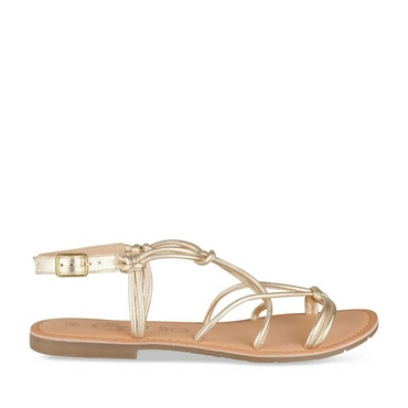 Sandals GOLD MEGIS CASUAL