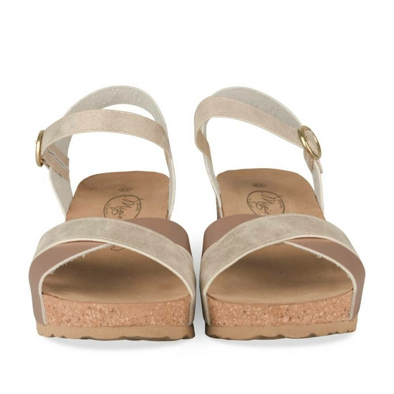 Sandals GOLD MEGIS CASUAL