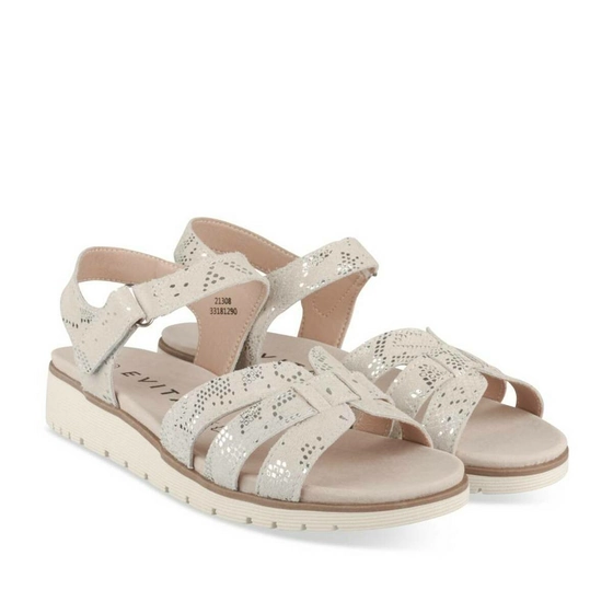 Sandals GREY EVITA LEATHER