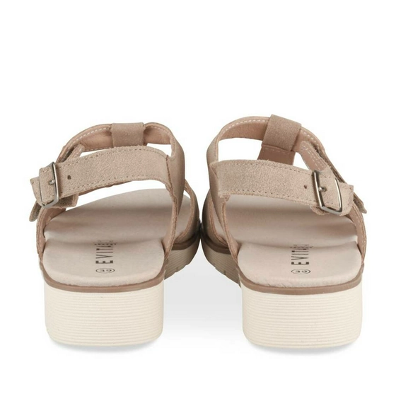 Sandals TAUPE EVITA LEATHER