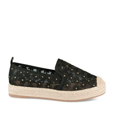 Espadrilles ZWART MERRY SCOTT