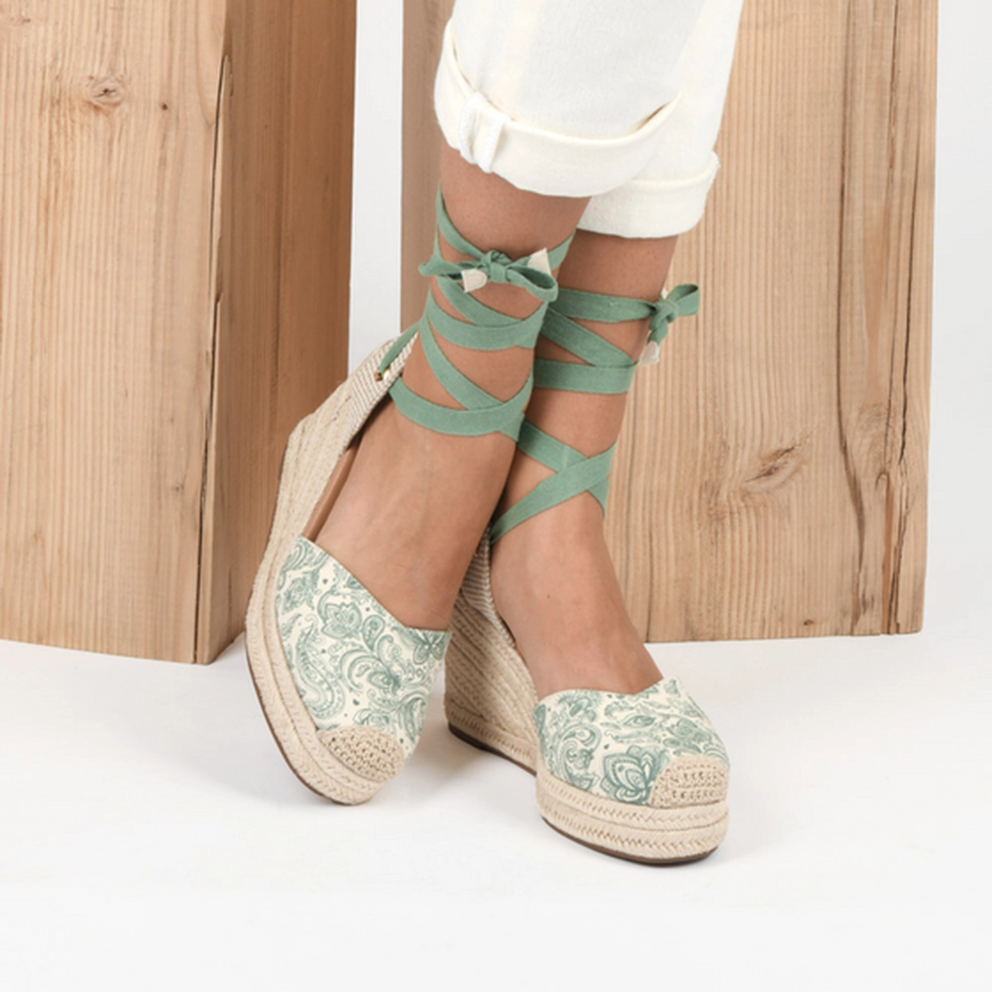 Espadrilles GREEN MERRY SCOTT