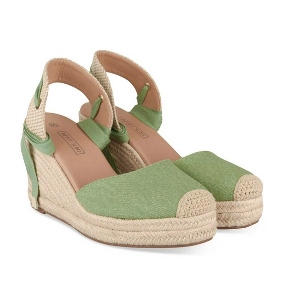 Espadrilles VERT MERRY SCOTT