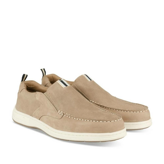 Moccasins BEIGE MEGIS CASUAL