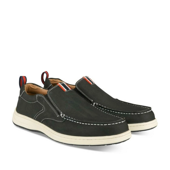 Moccasins BLACK MEGIS CASUAL