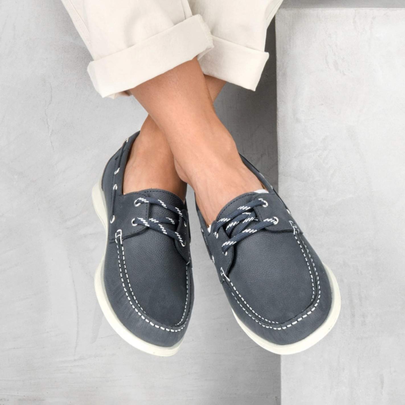 Boat shoes NAVY MEGIS CASUAL