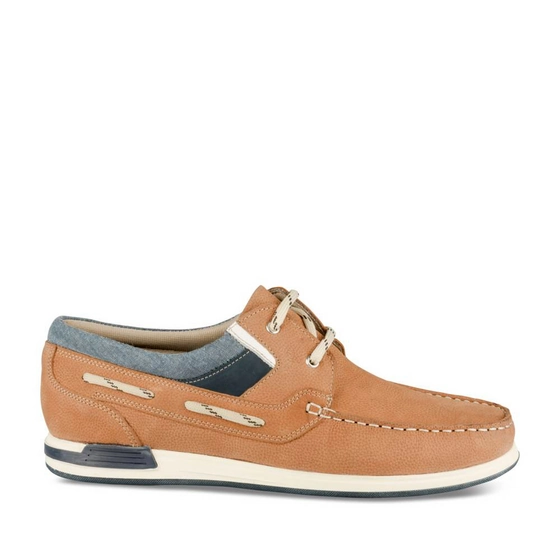 Boat shoes COGNAC MEGIS CASUAL