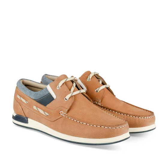 Chaussures bateau COGNAC MEGIS CASUAL