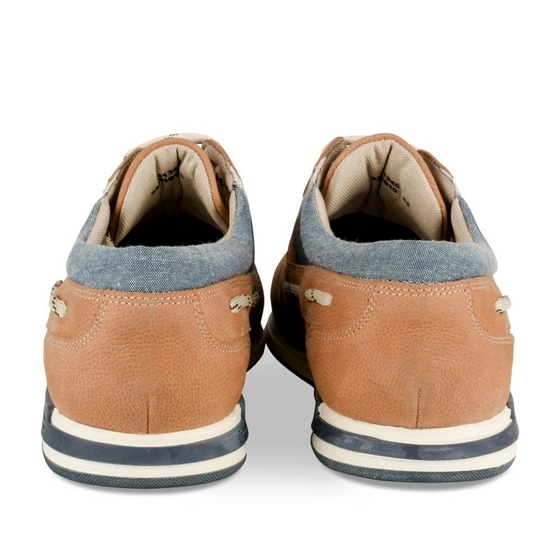 Boat shoes COGNAC MEGIS CASUAL