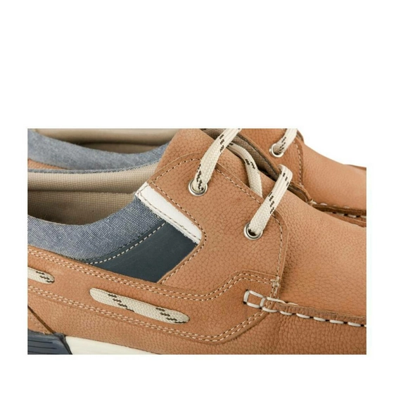 Boat shoes COGNAC MEGIS CASUAL