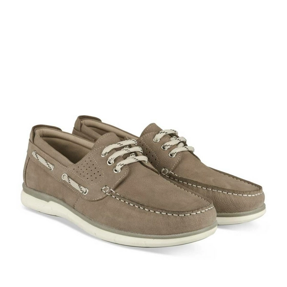 Boat shoes TAUPE MEGIS CASUAL