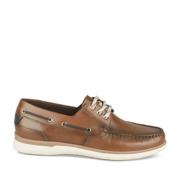 Boat shoes BROWN MEGIS CASUAL