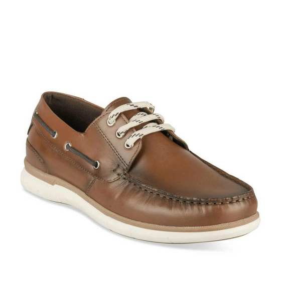 Boat shoes BROWN MEGIS CASUAL