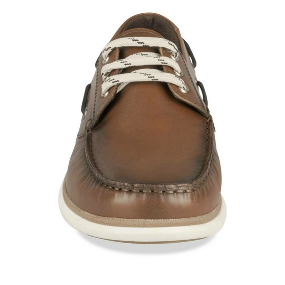 Boat shoes BROWN MEGIS CASUAL