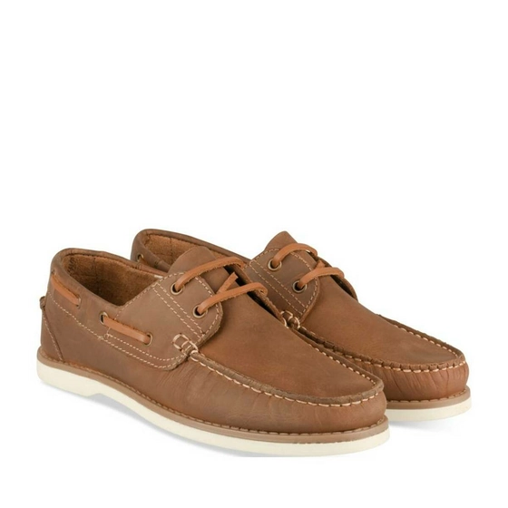 Boat shoes BROWN MEGIS CASUAL