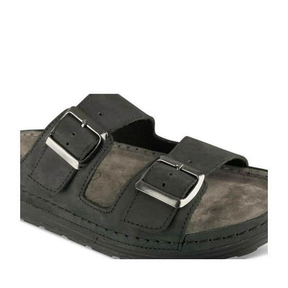 Mules BLACK MEGIS CASUAL