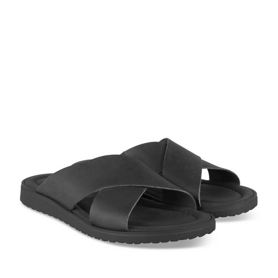 Mules BLACK MEGIS CASUAL