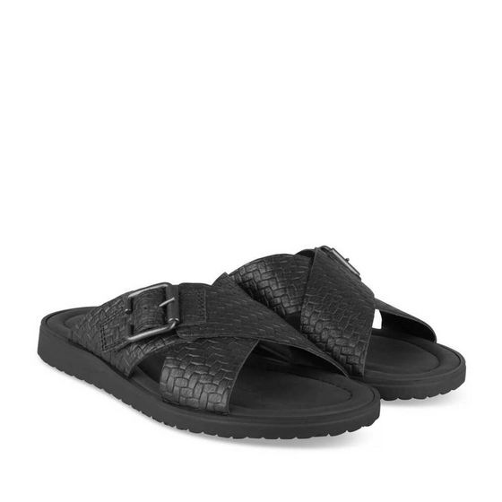 Mules BLACK MEGIS CASUAL