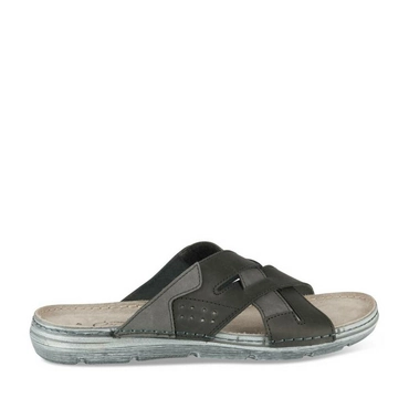 Slippers ZWART MEGIS CASUAL