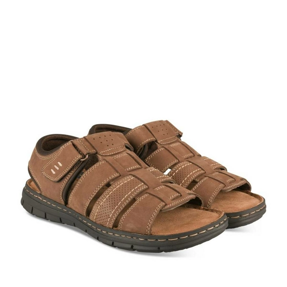 Sandales MARRON MEGIS CASUAL