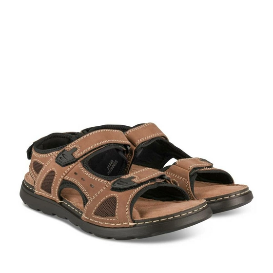 Sandales COGNAC MEGIS CASUAL