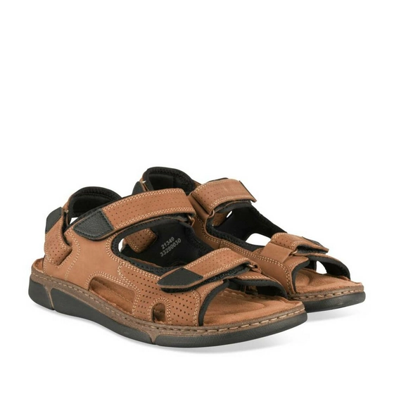 Sandales COGNAC MEGIS CASUAL