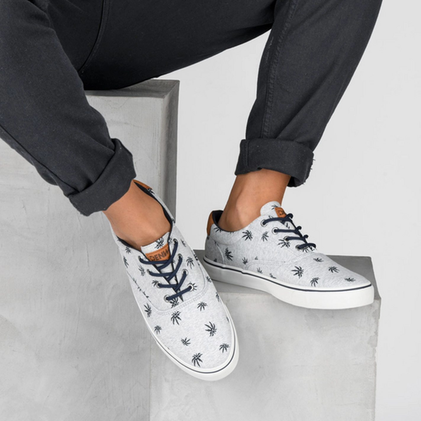 Baskets GRIS DENIM SIDE