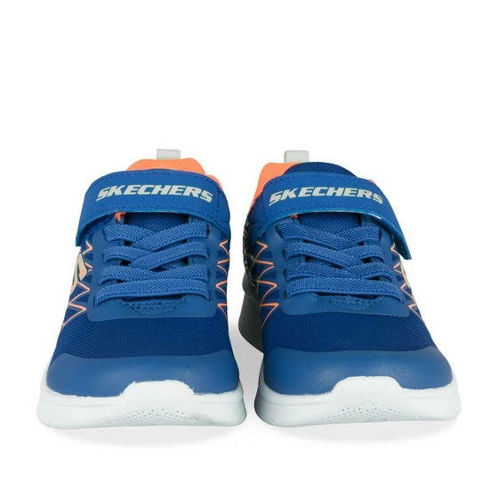 Baskets BLEU SKECHERS Microspec Texlor