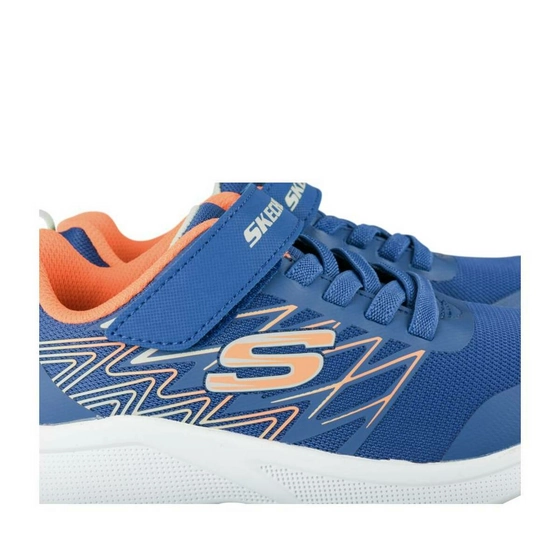 Baskets BLEU SKECHERS Microspec Texlor