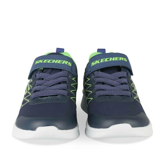 Baskets BLEU SKECHERS Microspec Texlor