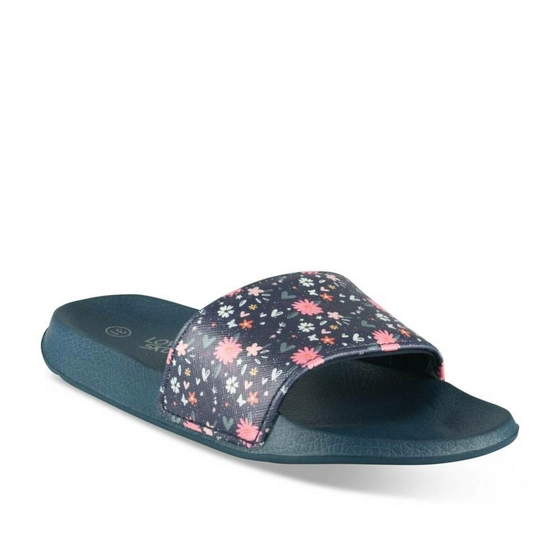 Slides NAVY LOVELY SKULL