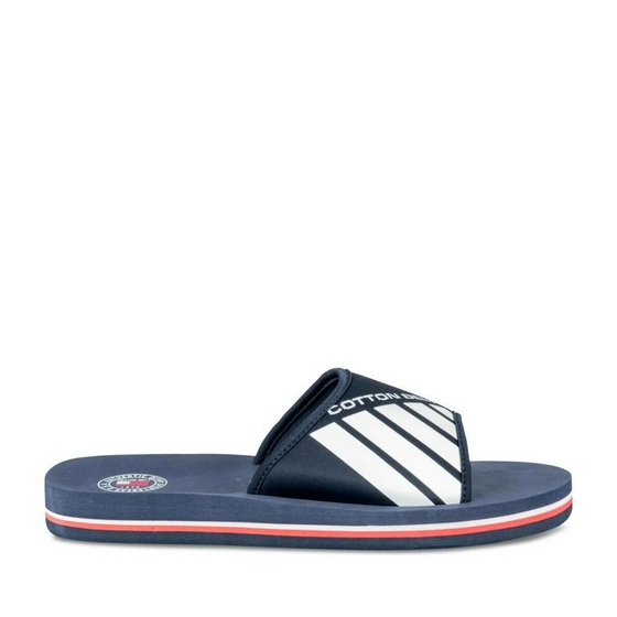 Slides NAVY COTTON BELT