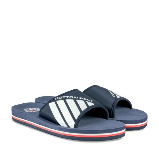 Slides NAVY COTTON BELT