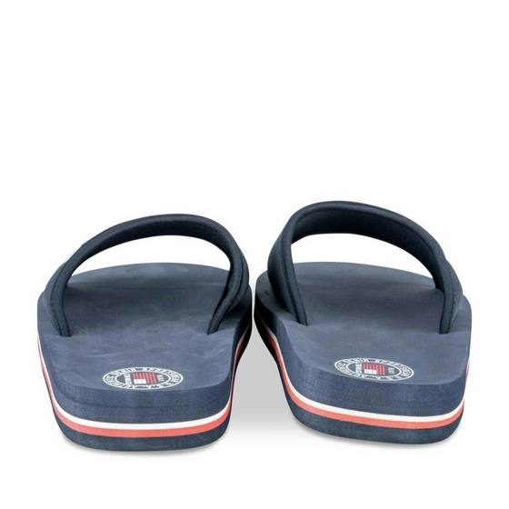 Slides NAVY COTTON BELT