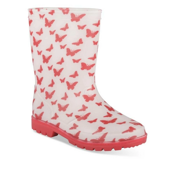 Rain boots RED LOVELY SKULL